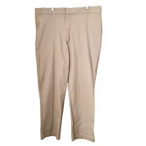 Dickies Men's Pants Slacks Size 44X32 874 Original Fit Khaki